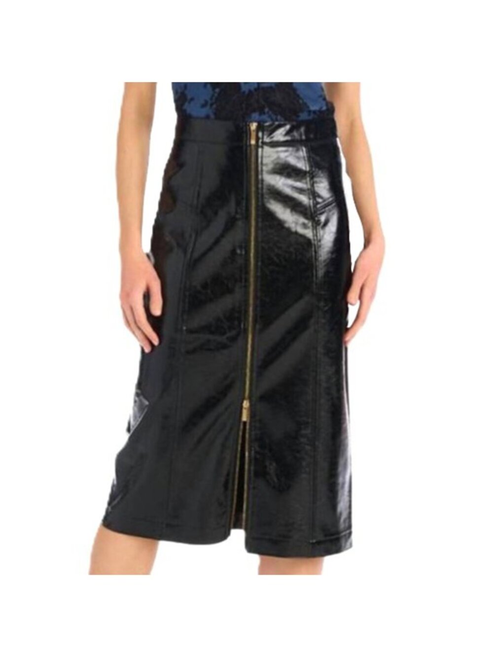 Allison New York Taren Midi Skirt Black Size 6 New